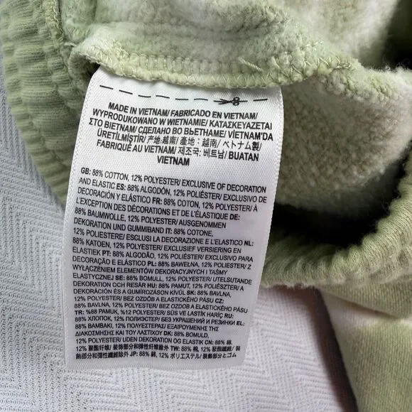 Vans Tie Dye Outfit 3 Piece Hoodie‎ Shirt Shorts Green White Youth M/L 12/14 - Picture 9 of 14